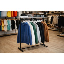 Стійка для одягу L1.0 х H1.3 з полицею ДСП